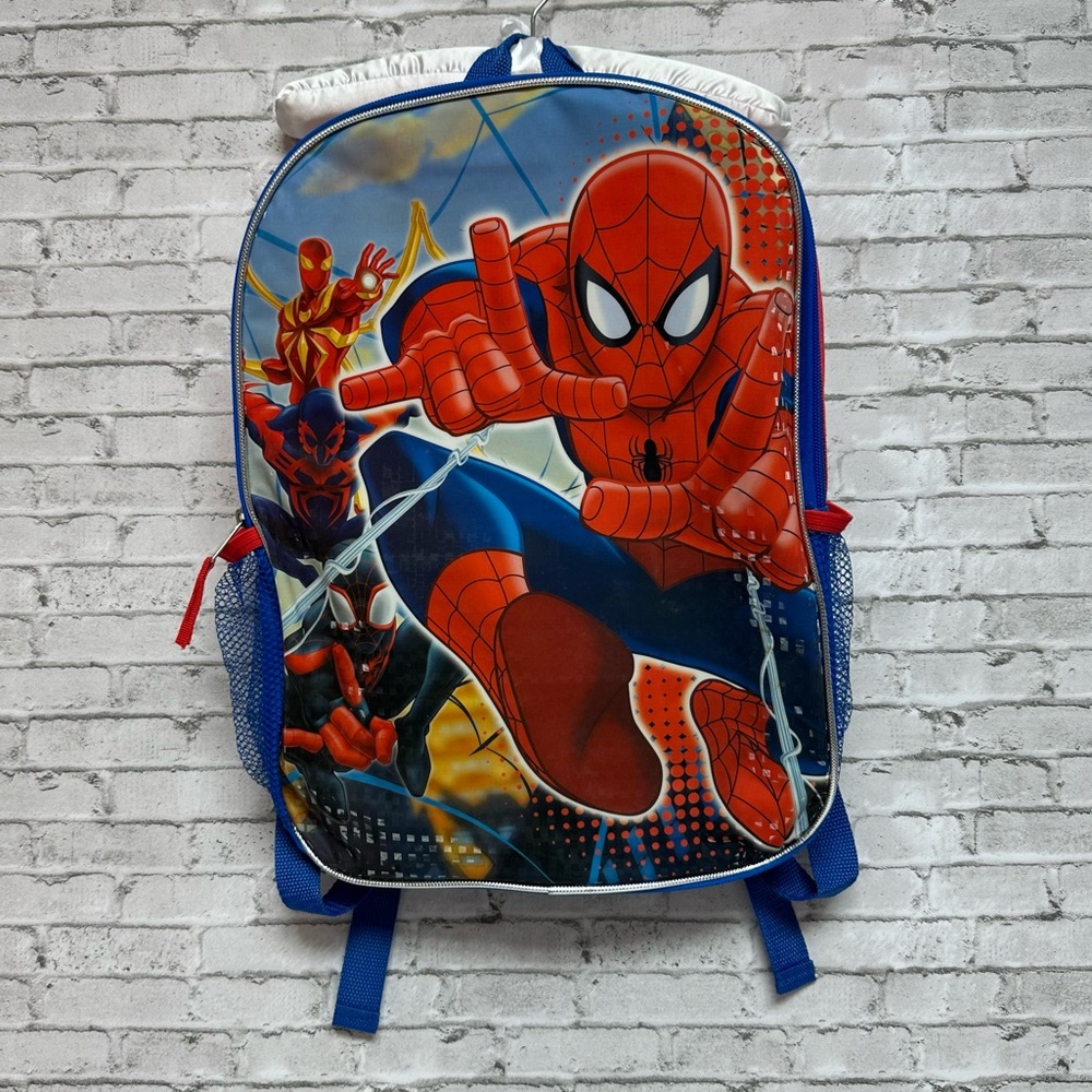 Marvel Spider-Man 16" Backpack School Kids Boys Book Bag Superhero NEW